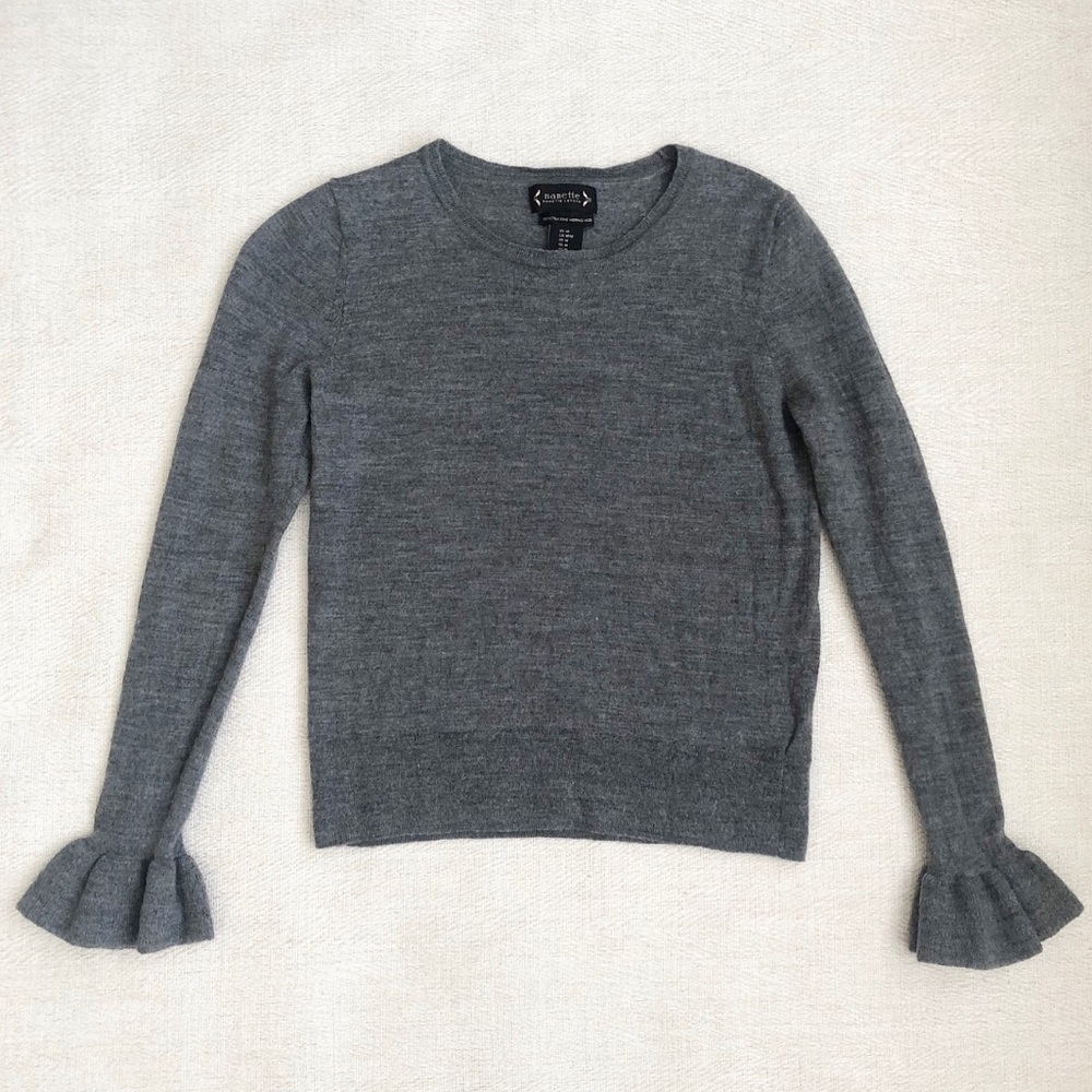 Nanette Lepore Sweater with Flute Sleeves